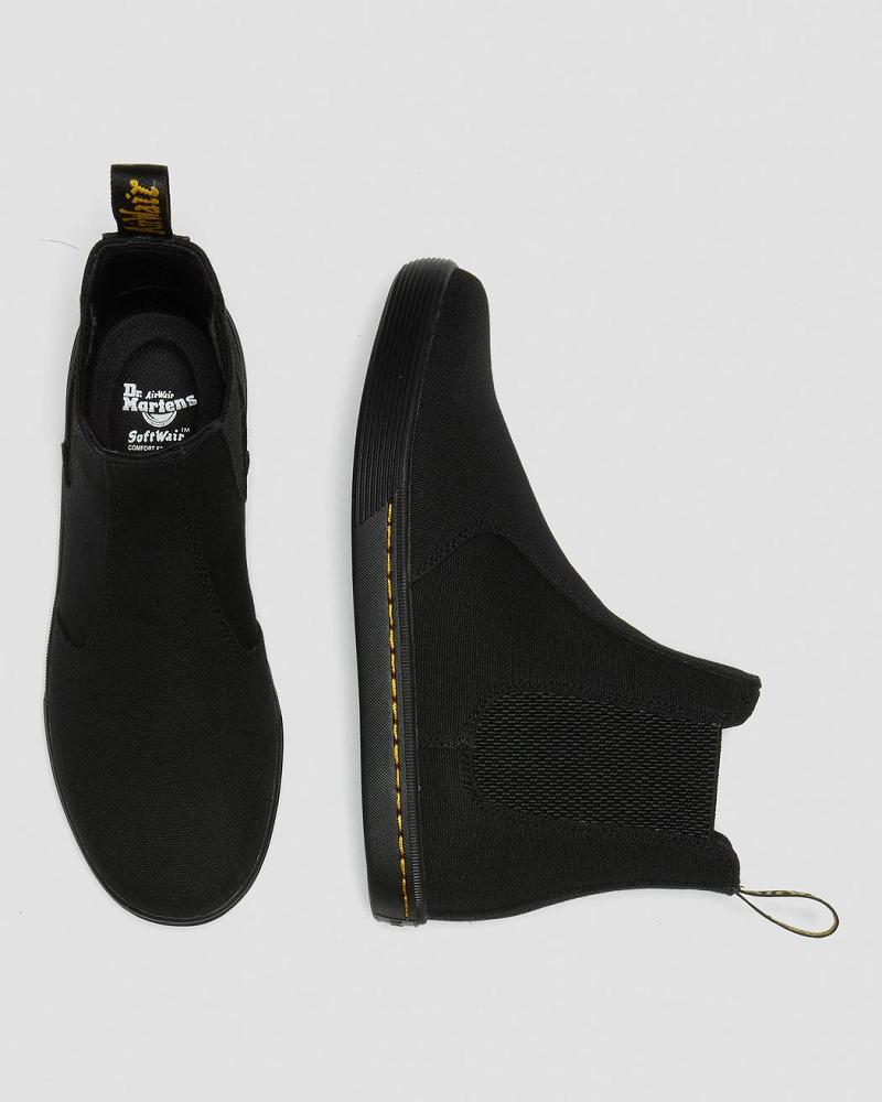 Dr Martens Makela Canvas Casual Ankelstøvler Dame Sort | DK 62EBC